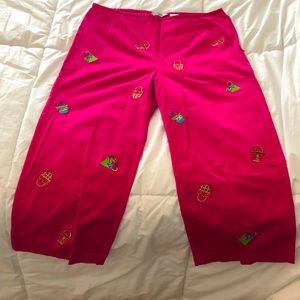 Vintage cocktail capris